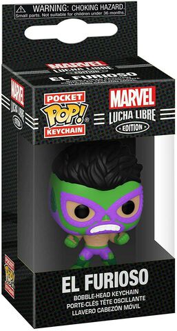 Porte Cles Funko Pop! - Marvel - Luchadores - Hulk
